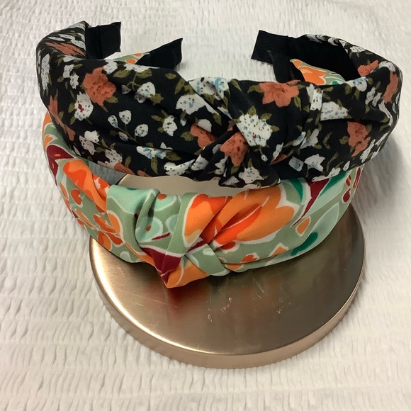 Headband Floral Pattern 2PC NWOT - Picture 1 of 2